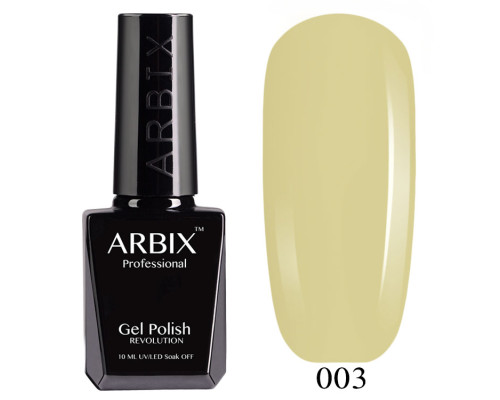 Гель-лак Arbix №003 Лимонный Тоник