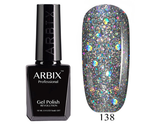 Гель-лак Arbix №138 Бриллиантовый Блеск