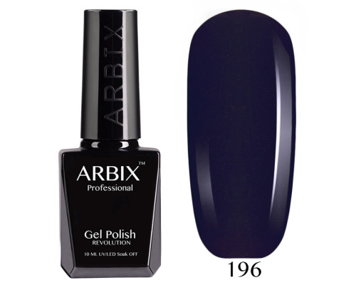 Гель-лак Arbix №196 Тёмный Оникс