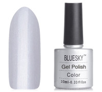 Гель-лак Bluesky Shellac 40532/80532(SE32) Silver Chrome Color (Серебристый металлик)