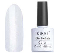 Гель-лак Bluesky Shellac 40535/80535(SE35) Silver VIP Status (Полупрозрачный со слегка молочным оттенком) 