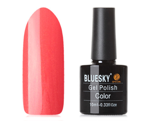 Гель-лак Bluesky Shellac 40640/80640 Оранжево-коралловый