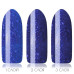 Гель-лак Golden Beauty Bluelover №11 Синий с блестками 
