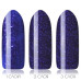 Гель-лак Golden Beauty Bluelover №12 Глубокий синий с блестками 