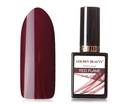 Гель-лак Bluesky Golden Beauty Red Flame №03 (Темно-вишневый)