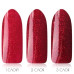 Гель-лак Golden Beauty Red Flame №01 Красный с микроблестками