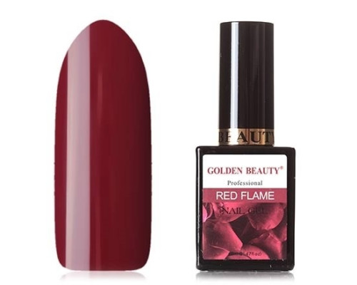 Гель-лак Bluesky Golden Beauty Red Flame №02 (Бордовый)