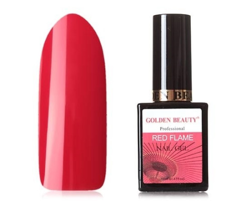Гель-лак Bluesky Golden Beauty Red Flame №04 (Классический красный)