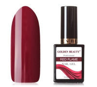 Гель-лак Bluesky Golden Beauty Red Flame №05 (Винно-пурпурный)