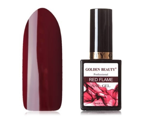 Гель-лак Bluesky Golden Beauty Red Flame №07 (Гранатовый)