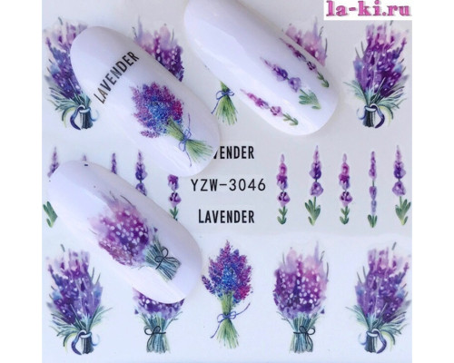 Слайдер для дизайна ногтей Lavander YZW-3046 (Лаванда)