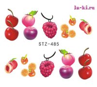 Слайдер для дизайна ногтей STZ-485 (Фрукты-ягоды 3)