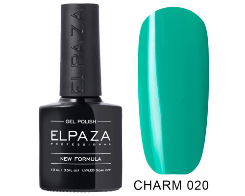 Гель-лак Elpaza 020 Charm Карибы (Бирюзово-зеленый)
