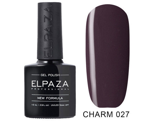 Гель-лак Elpaza 027 Charm Новелла (Серо-сиреневый)