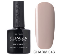 Гель-лак Elpaza 043 Charm Ореховый пудинг (Серо-бежевый)