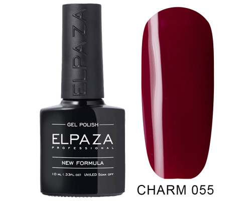 Гель-лак Elpaza 055 Charm Бокал вина (Бордовый)