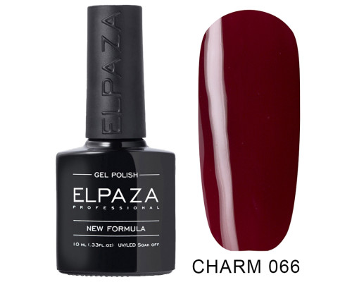 Гель-лак Elpaza 066 Charm Престиж (Бордовый)