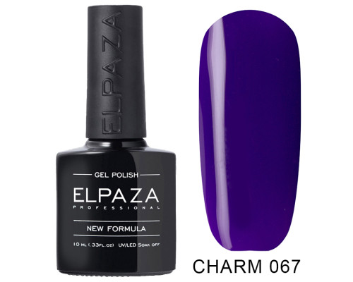 Гель-лак Elpaza 067 Charm Ледяной цветок (Фиолетовый)
