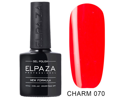 Гель-лак Elpaza 070 Charm Маркиза (Оранжево-красный)