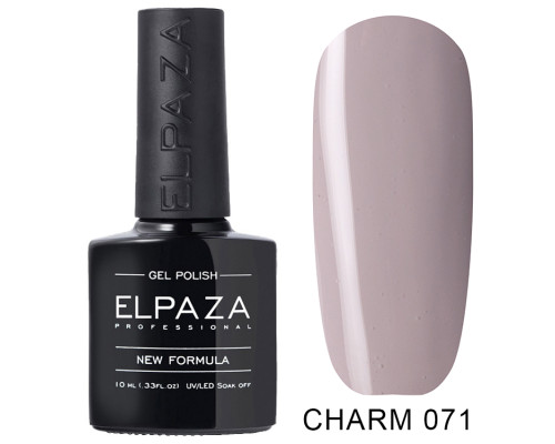 Гель-лак Elpaza 071 Charm Скромное платье (Светло-серый)