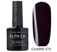Гель-лак Elpaza 072 Charm Вечерняя пробежка (Темно-фиолетовый)