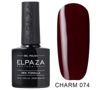 Гель-лак Elpaza 074 Charm Загадочная леди (Бордовый)