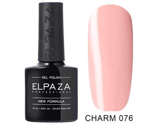 Гель-лак Elpaza 076 Charm Утренний кофе (Светло-розовый)