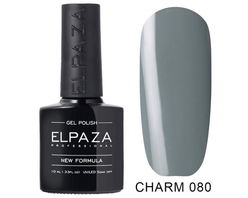 Гель-лак Elpaza 080 Charm Муссон (Болотно-серый)