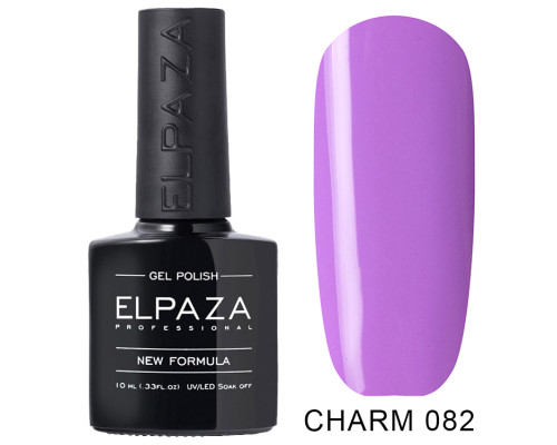 Гель-лак Elpaza 082 Charm Весенний дождь (Сиренево-лиловый)