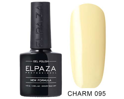 Гель-лак Elpaza 095 Charm Лимонный пирог (Светло-желтый)