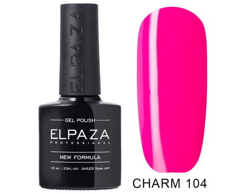 Гель-лак Elpaza 104 Charm Бачата (Ярко-розовый)