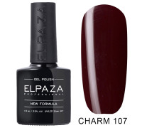 Гель-лак Elpaza 107 Charm Аннабель (Коричнево-бордовый)
