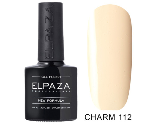 Гель-лак Elpaza 112 Charm Сливочный (Бело-бежевый)