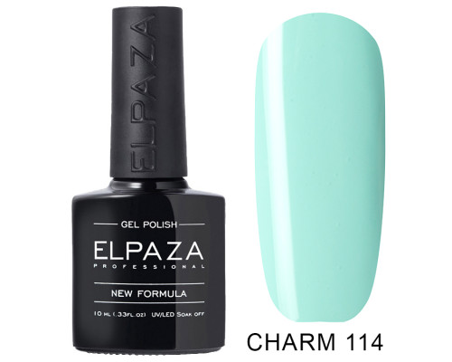 Гель-лак Elpaza 114 Charm Снежная мята (Светло-голубой)