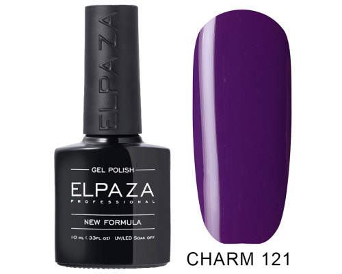 Гель-лак Elpaza 121 Charm Анютины глазки (Фиолетово-синий)