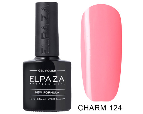 Гель-лак Elpaza 124 Charm Алиса (Кораллово-розовый)