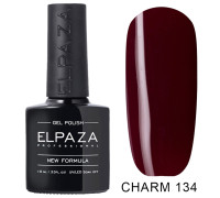 Гель-лак Elpaza 134 Charm Сомелье (Темно-бордовый)