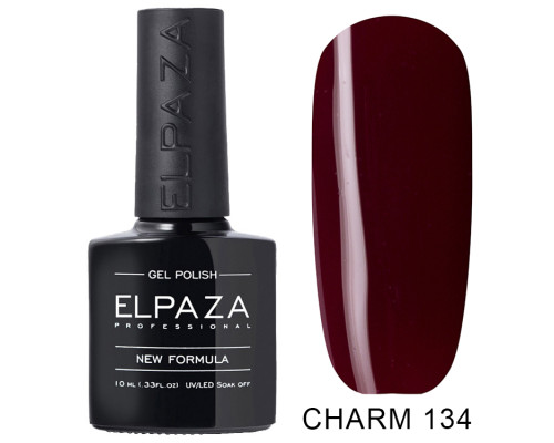 Гель-лак Elpaza 134 Charm Сомелье (Темно-бордовый)