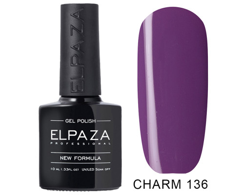 Гель-лак Elpaza 136 Charm Виолетта (Фиолетово-сиреневый)