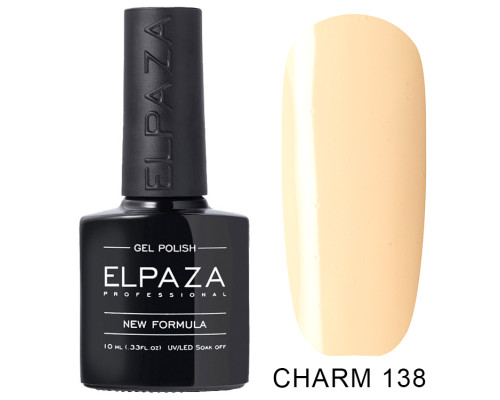 Гель-лак Elpaza 138 Charm Саванна (Светло-желтый)
