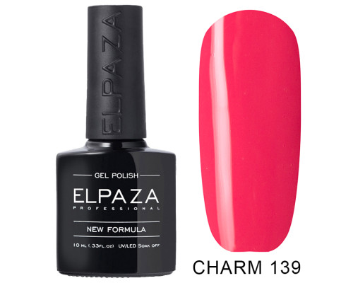 Гель-лак Elpaza 139 Charm Маковые поля (Красно-розовый)