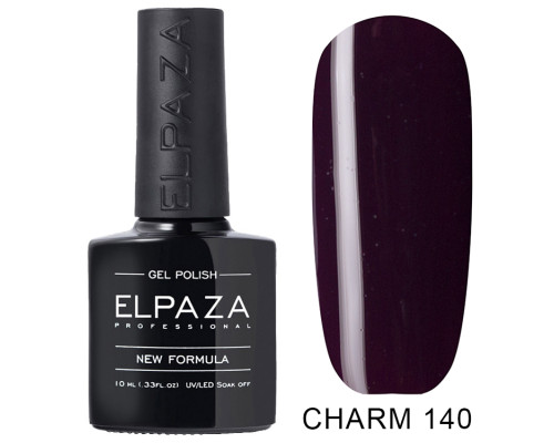 Гель-лак Elpaza 140 Charm Малифисента (Темно-баклажанный)