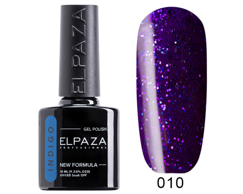 Гель-лак Elpaza 010 Indigo Океанический
