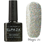 Гель-лак Elpaza 01 Magic Glitter Космическая пыль