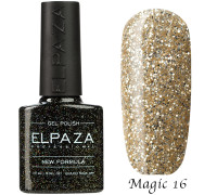 Гель-лак Elpaza 16 Magic Glitter Белое золото
