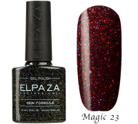 Гель-лак Elpaza 23 Magic Glitter Малиновое собре