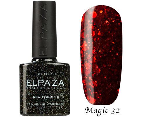 Гель-лак Elpaza 32 Magic Glitter Феникс