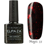 Гель-лак Elpaza 33 Magic Glitter Вишневый десерт