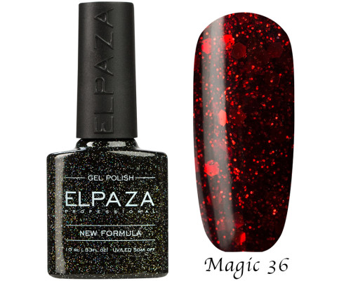 Гель-лак Elpaza 36 Magic Glitter Марс