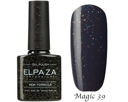 Гель-лак Elpaza 39 Magic Glitter Каменные джунгли